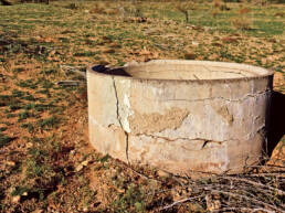 An old concrete well