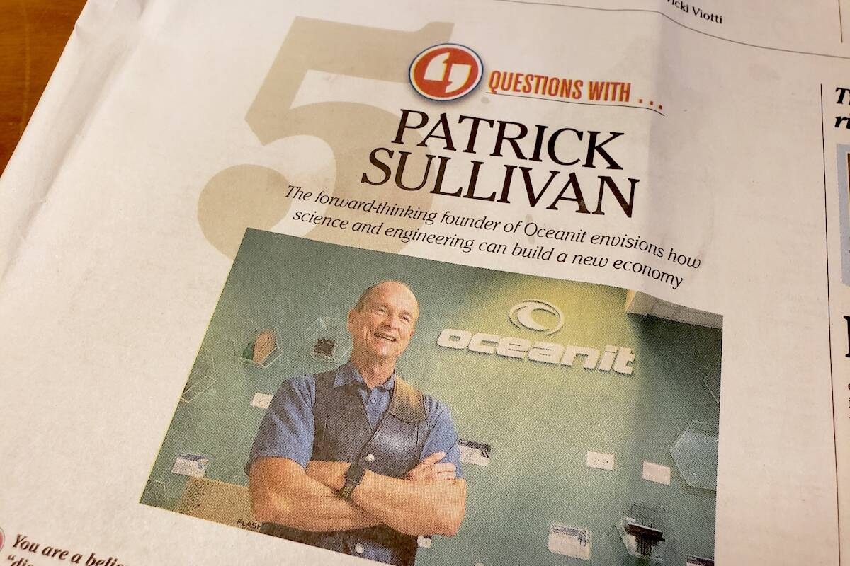 Questions with Oceanit's Patrick Sullivan