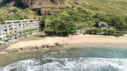Students meet at Makaha Beach Park
