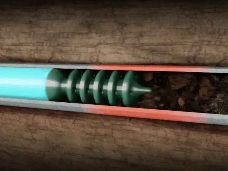 A mechanism that cleans the pipeline