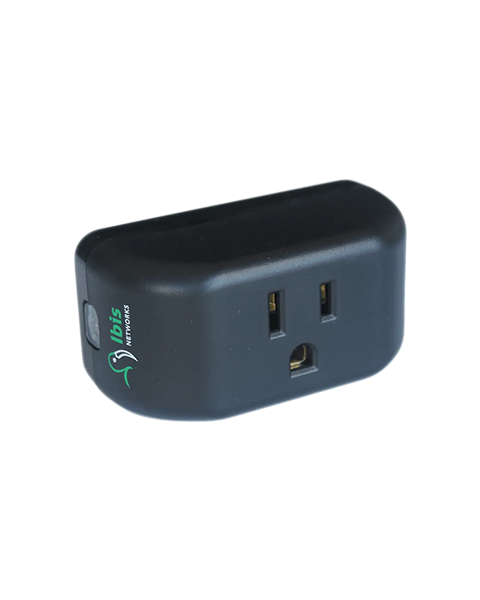 An Ibis networks three-pronged outlet