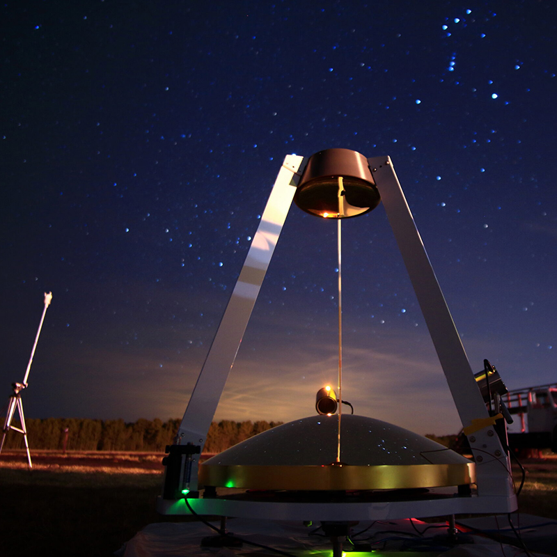A MAMBA sensor on a starry night sky