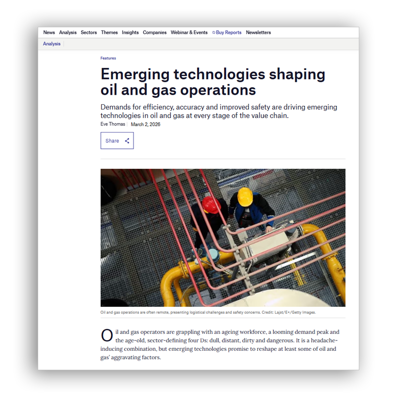Screenshot of Offshore Technology's article about Oceanit